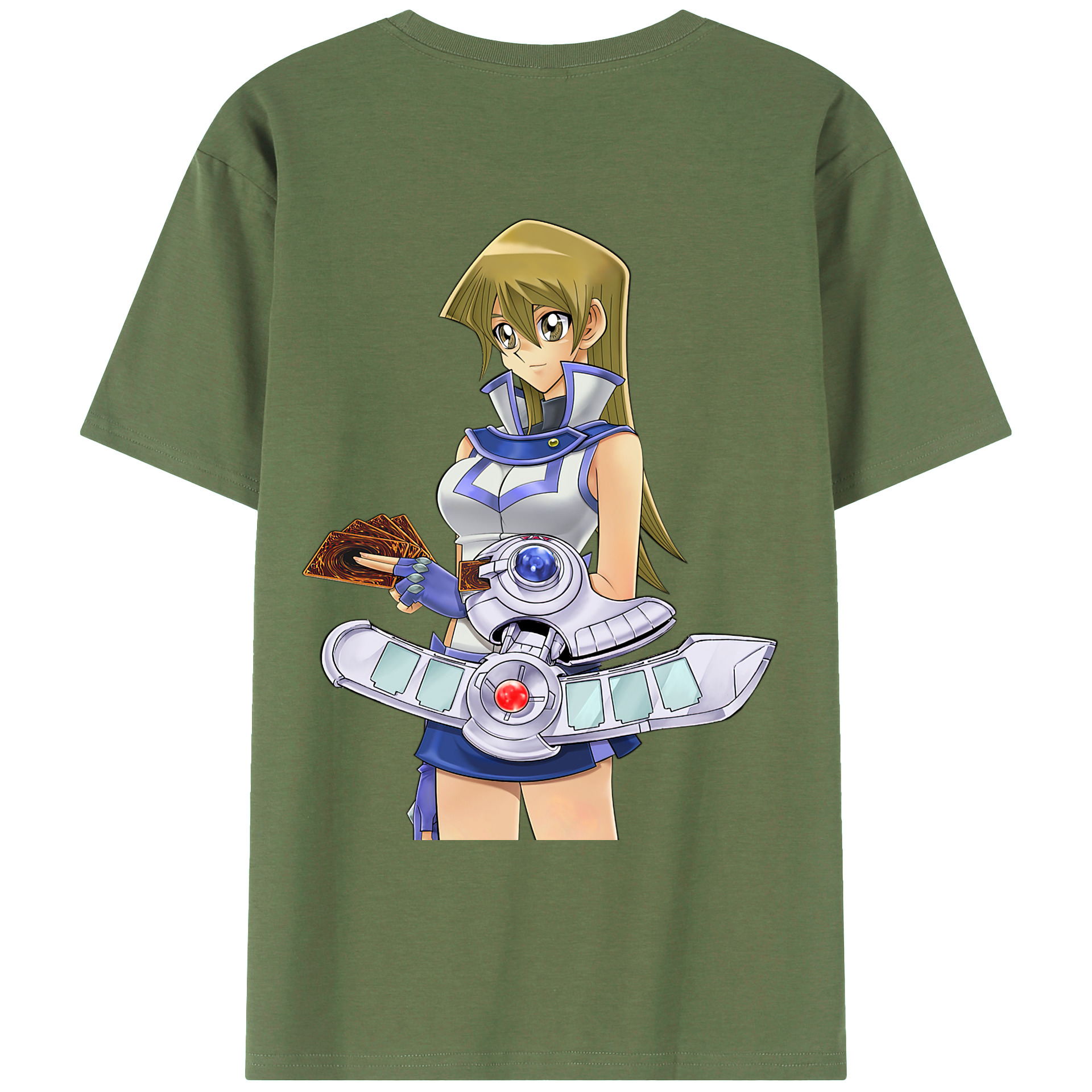 （画像用） 遊☆戯☆王 Yu-Gi-Oh! 綿100％ メンズ半袖Tシャツ（バックプリント） 通気性